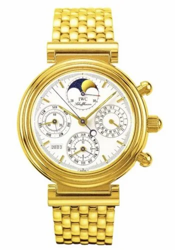 IWC Da Vinci Perpetual Yellow Gold / White / English / Bracelet IW9252-03 (9252-03, IW925203)